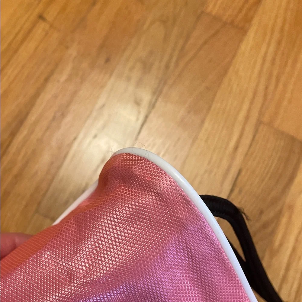 Adidas Drawstring Backpack Bag. Pink/Black. GUC - Picture 4 of 5